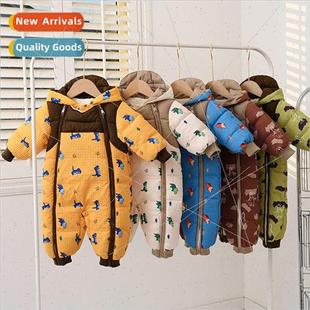 Newborn baby clothes winter onesie cotton jacket newborn bab