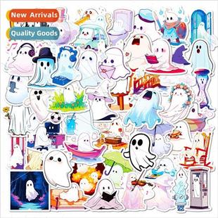 stickers card ventilated assembled ghost ghosts gro white