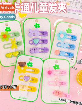 Daily Gradient Candy Styling Color Hair Clips ins Section Gi