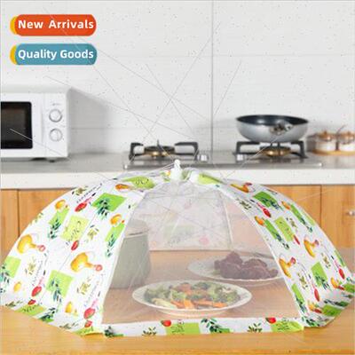 Foldable dish cover dining table cover anti-mosquito anti-bu