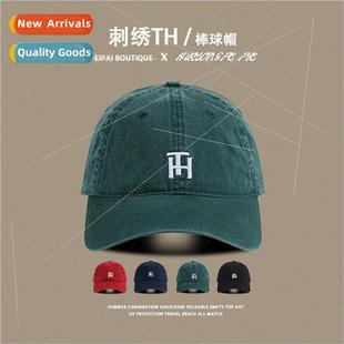 white top duck green ink giant cap baseball soft Japanese