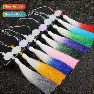 Ancient lotus gradient tassel spike Hanfu Chinese accessor