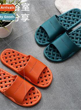 Bathroom slippers female summer home couples indoor househol