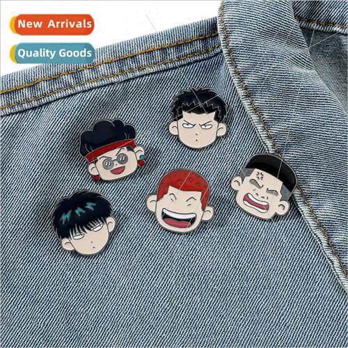 Japanese cartoon anime slam dunk master brooch characters ar