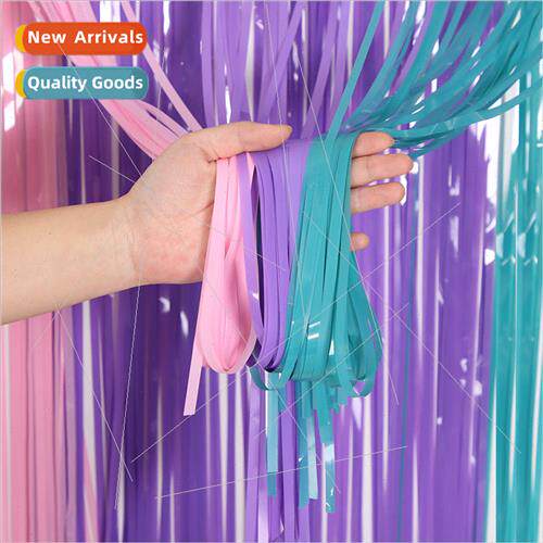 New Backdrop Decoration Party Decoration Rain Curtains Easte