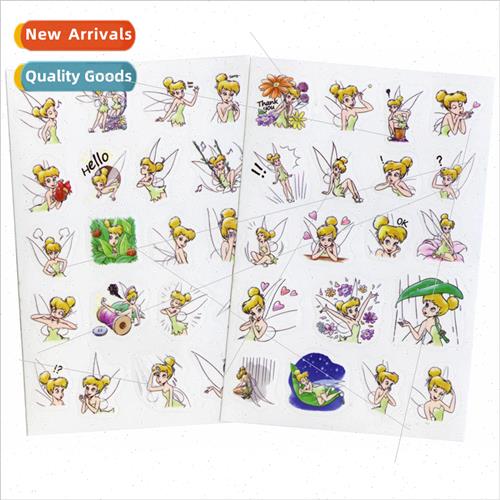 Tinkerbell cartoon expression handbook stickers cell phone c