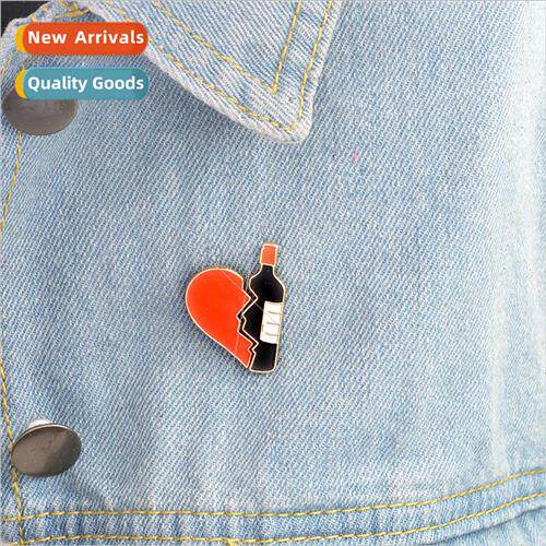 Clothing accessories new cartoon love red wine splicing allo