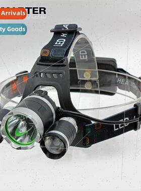3 head light bike light headlight 3t6 headlight rechargeable