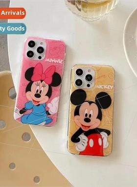 Cute cartoon couple mouse 适用 14ProMax phone case iPhone12