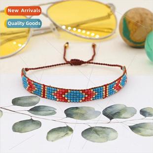 Geometric Bracelet Women Fashion Beads Style Rice Han Ethnic
