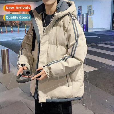 Boys winter jacket hooded thickened cotton coat men winter H