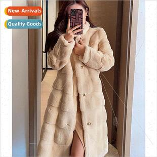 Danish mink jacket female winter imitation mink fur coat you