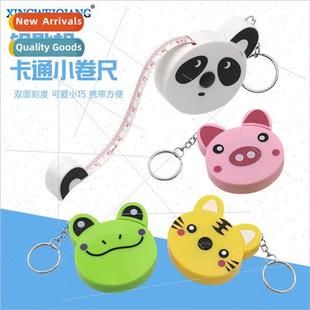Keychain Cartoon Animal Tape Measure Double de Scale Automat