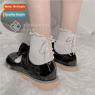 gir straps socks female Japanese lolita lace mullein soft