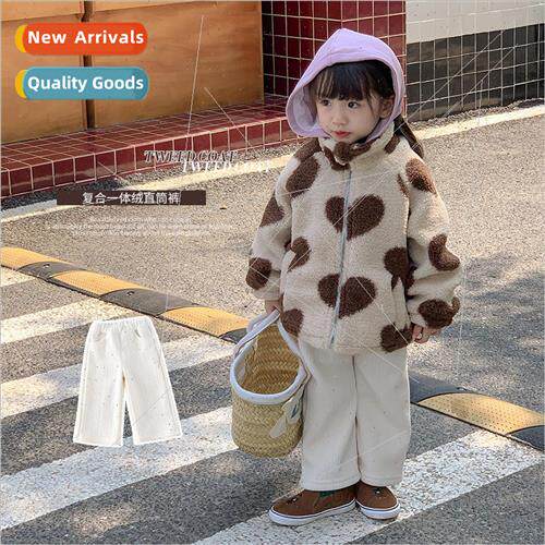 Korean childrens wear 2022 fall and winter new girls and chi