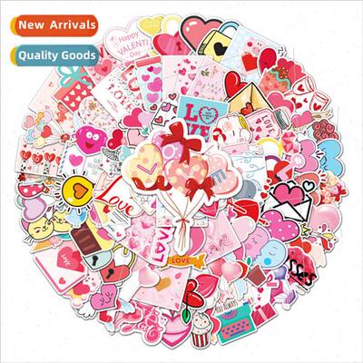 100 sweet Valentines Day cartoon love diy decorative laptop