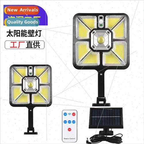 New solar lights LED outdoor body sensor wall light with rem
