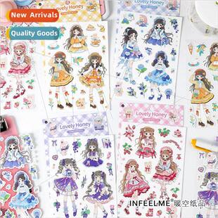 Cute honey stickers Korean ins  cartoon characters handbook