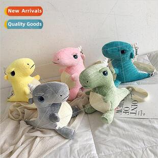 ins super fire plush small dinosaur female bag 2022 new soft