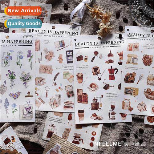 Japanese Paper Stickers: Flower and Butterfly DIY Stickers 4