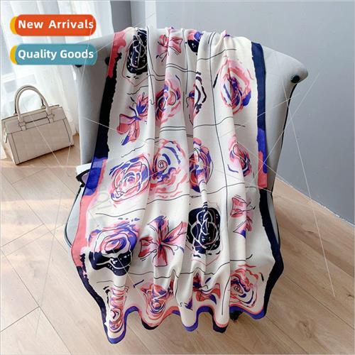 The new temperament camellia curry Korean hundred with shawl