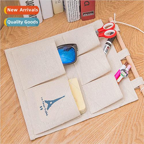 Creative Home Sundry Storage Bag Cotton nen Fabric Five Pock