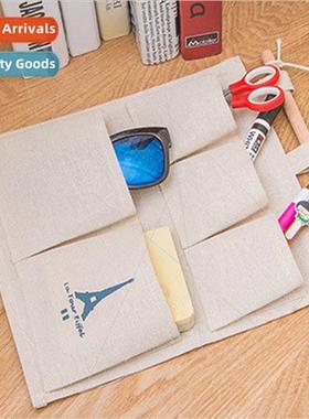 Creative Home Sundry Storage Bag Cotton nen Fabric Five Pock