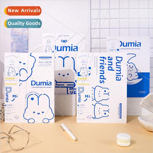 B5-40P Wireless Glued Journal Doodle Rice Magic House Series