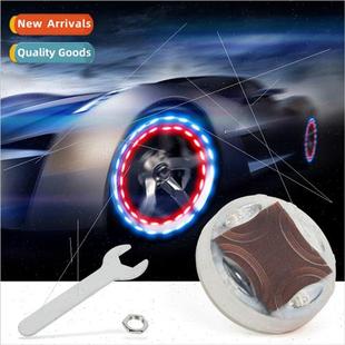 valve motorcycle hub wheel light led solar lights tire Car