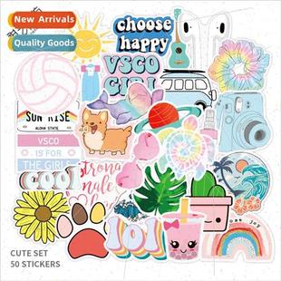 50 hot of small fresh cute stickers luggage notebook scoote