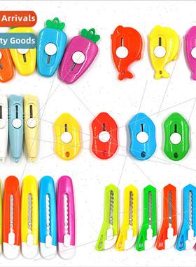 Color small paper cutter portable courier box opener office