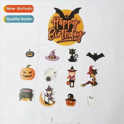 Halloween Theme Cake Decoration Plate 13pcs Halloween Cake P