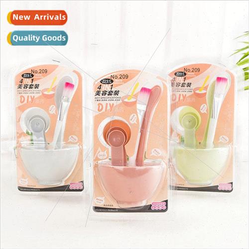 Womens DIY beauty tools stick brushes measuring spoons makeu