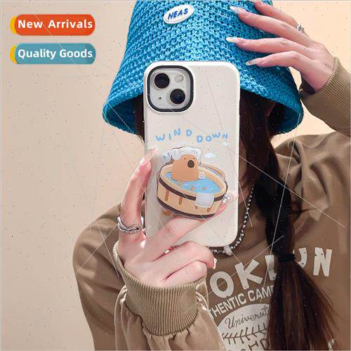 Creative fun cute bath small water dolphin 适用 iPhone12 App
