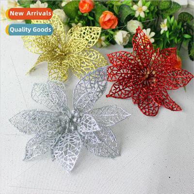 14CM mulation sprinkles Christmas decorative flowers Christm