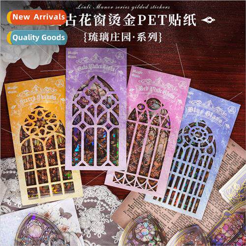 Glazed Manor handbook pvc waterproof sticker pack vintage bo