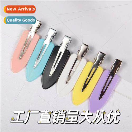 Cute solid color -marking hair clips diy cream glue hairpin