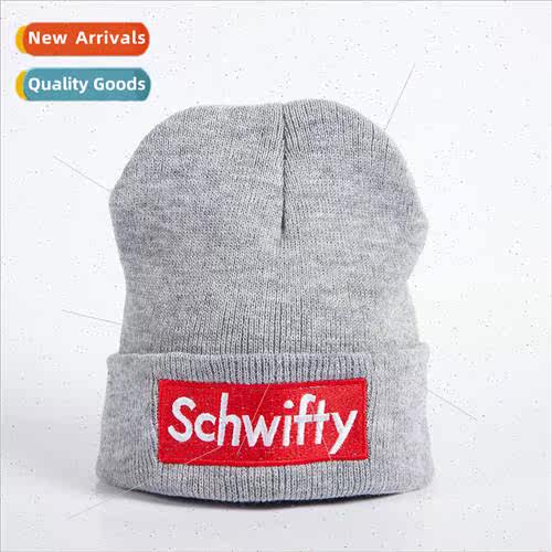 New personalized embroidery letters wool cap Korean fashion