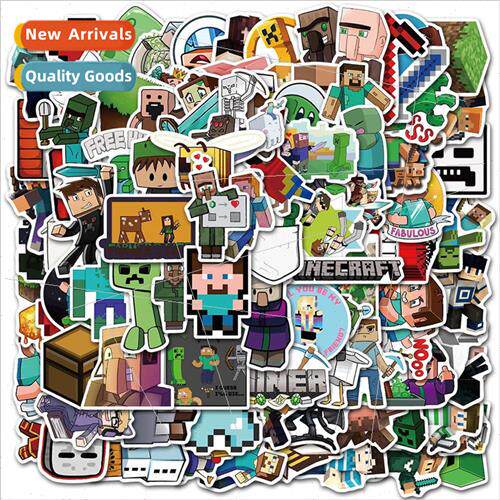 100 pcs of classic game my world doodle stickers stickers no