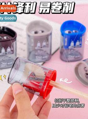 Pencil Sharpener Cartoon Dual Hole Pencil Roller Small Porta