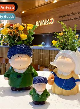 Half Moon Artist Multifunctional Storage Bucket Canister Car