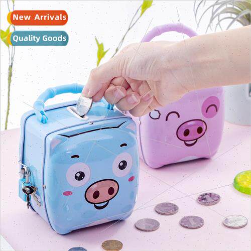 portable piggy bank cartoon organizer jar childrens savings