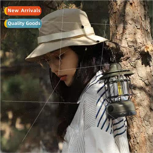 Outdoor foldable fishermans hat Japanese unisex basin hat le