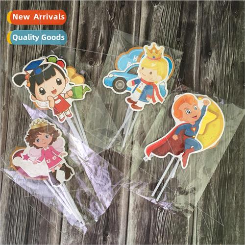 Baking Birthday Cake Decoration Topping ttle Girl Superman t
