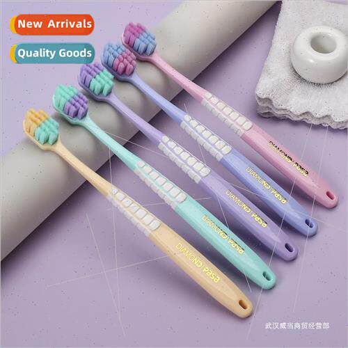 Toothbrush wide head soft fine bristles super fine super sof