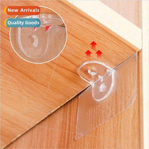 Support no-hole closet layering divider paste layer bracket