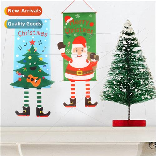 New Christmas decorations christmas e old man elf hanging fl