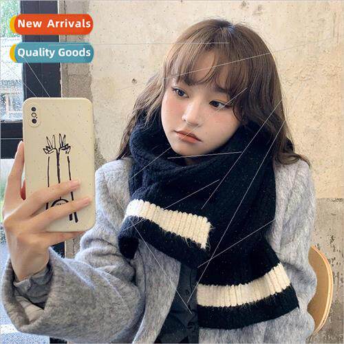 Personalized anti-wool scarf female fall and winter new hund