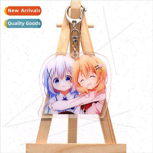 Anime  keychain please you want some rabbit today Tomono hea