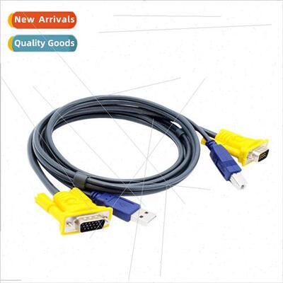 KVM dual parallel cable USB print cable + VGA cable 21UA/41U